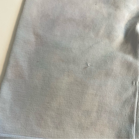 Free People Intimately Light Blue Muted Sky Cloud Pattern High Rise Biker Shorts - Picture 4 of 10